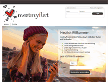 Tablet Screenshot of meetmyflirt.com